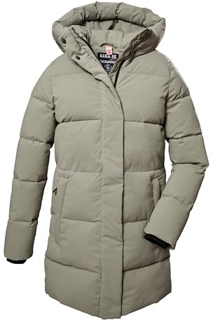 G.I.G.A. DX by killtec quiltad damparkas/funktionsparka med huva GW 1 WMN QLTD PRK, helloliv, 48, 41337-000