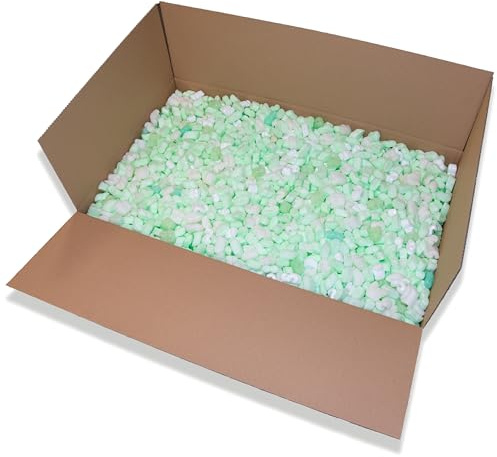 Verpackungschips, Füllmaterial, Polsterchips im Karton 48,5x80x31 (120 Liter)