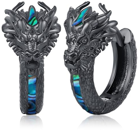 Ohrringe Herren Creolen Wikinger Männer Silber Keltisch Viking Ohrschmuck Nordische Schmuck für Damen
