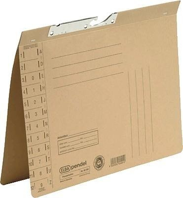 Elba 90491/100560107 Pendelhefter Behördenheftung, Natronkarton für A4 natron