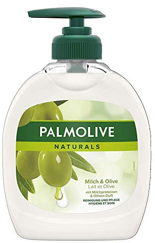 Palmolive Savon liquide Lait d?olive, 4 pcs Paquet (4 x 300 ml)