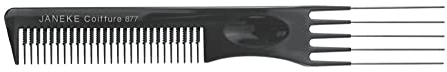 Jäneke 57877 Pettine Professionale con Forchetta per Cotonare i Capelli - 19 cm.