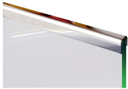 1 Einfassprofile U-Profil 1,0mm axb=12mm c=10mm (innen8mm) L= 2000 mm Edelstahl glänzend Spiegeloptik 1.4301