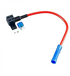 Flachsicherungsadapter mit 10 cm Kabel Stromdieb fr MICRO2 Flachstecksicherung