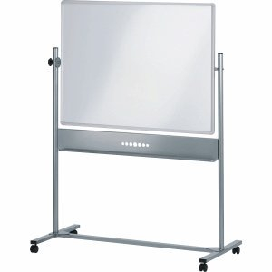 Nobo Whiteboard 150x120cm zum Wenden auf Ständer mit 4 Rollen