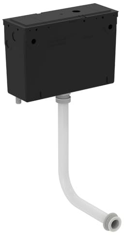 Ideal Standard Conceala 2 Bottom Inlet Cistern with Syphon 6 or 4.5 Litre Flush, S362167, Black