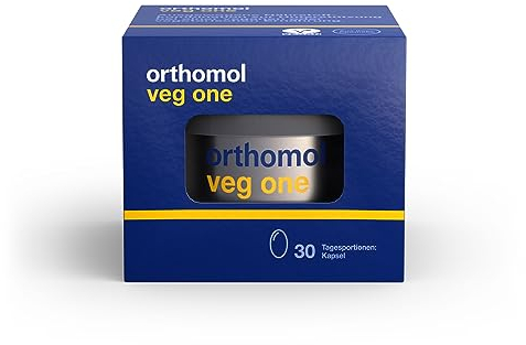 Orthomol Veg one - bei einer veganen oder vegetarischen Ernährung - mit Vitamin D, Omega-3-Fettsäuren und Eisen - Kapseln à 30 x Tagesportionen
