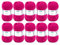Gründl Wolle Lisa Premium Uni - 10 x 50g - Strickgarn - Häkelgarn - 100% Polyacryl - Superweich & Pflegeleicht - Nadelstärke 3,5-4,5 - Fuchsia