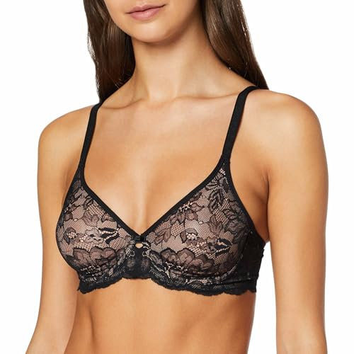 Triumph Womens Amourette Charm W02 Wired Bra, Black, 38F UK