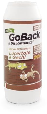 GoBack Disabituante per Lucertole e Gechi, Ecologico e Pronto all'Uso, Granulare, 250g