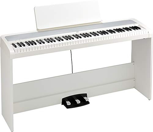 KORG B2 SP weiss, Digitalpiano, E-Piano inkl. Ständer und 3er Pedaleinheit