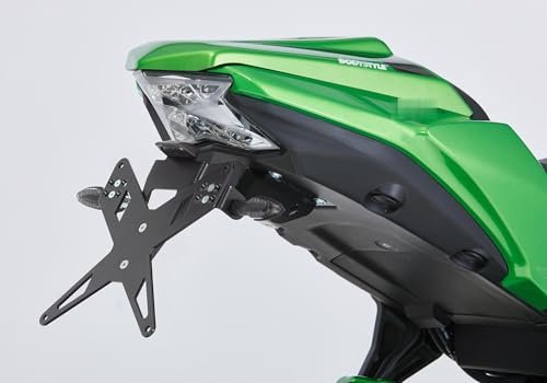 PROTECH X-Shape Kennzeichenhalter kompatibel mit Kawasaki Z650 2017-2019 ER650H