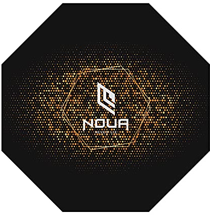 Noua Hearts FloorPad Tappeto Gaming da Pavimento per Sedia da Gioco Ufficio con Base Antiscivolo Antigraffio Protezione Resistente all’Acqua