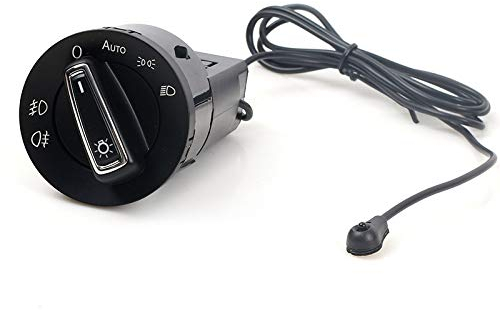 ZIxmix Car Headlight Switch 1 PCS Scheinwerfer Schalter Licht Sensor Auto Scheinwerfer Modul/Fit for VW Golf MK4/Fit for Jetta 4 /Fit for Beetle 1C0941531A Headlight Switch