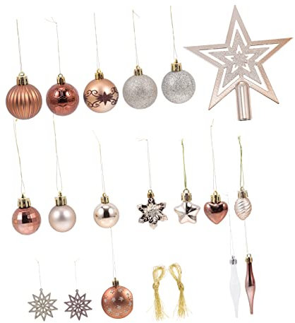 Amosfun 58stücke Weihnachtskugel-anhänger Christbaumkugeln Weihnachtsdeko Für Weihnachtsfeier Dekoration Bunte Fotorequisite Für Partys