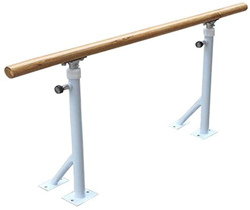Freistehende Ballettstange, Mobile Tanzstange, Fitness-Stretch-Reckstange für Zuhause oder Studio, höhenverstellbar von 80 cm bis 120 cm (Farbe: Rosa, Größe: 1,5 m) ()