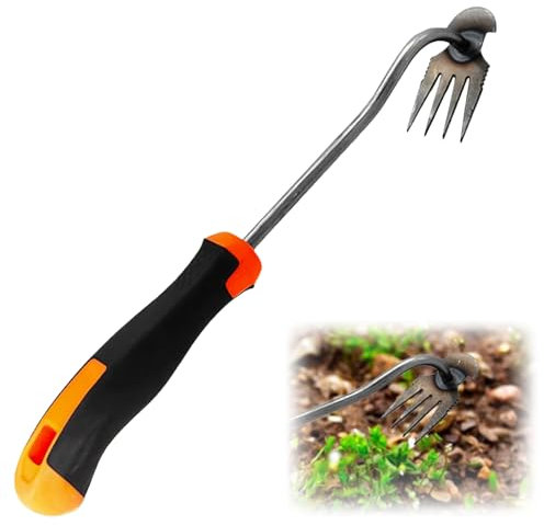 Unkrautjäter Gartenarbeit Hand Unkrautstecher mit stiel Unkrautstecher Mit Langem Stiel Unkrautjäter mit Stiel Fugenreiniger Unkraut Gartengeräte zum Entfernen von Gartenunkräutern