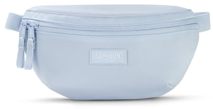 LARKSON Bauchtasche Damen & Herren Hellblau - Finn - Hüfttasche für Sport Outdoor Stadt - Gürteltasche Stylisch für Festival - Crossbody Bag mit Gurt - Wasserabweisend