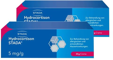 HYDROCORTISON STADA 5 mg/g Creme Doppelpackung (2x 30g)
