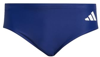 adidas Homme 3 Stripes Swim Trunks, Dark Blue/White, 42