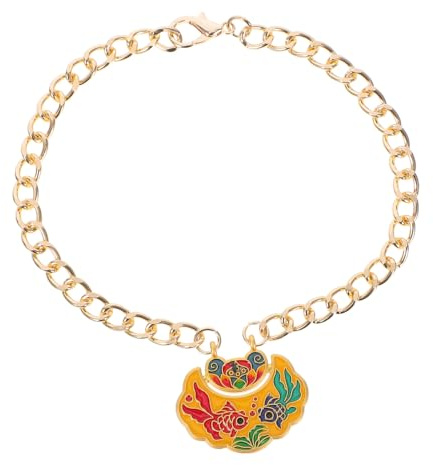 Kisangel Haustier-Halskette Mit Verstellbarer Metallanhänger Mit Glocke Stilvolles Design Für Katzen Und Hunde Elegantes Accessoire Für Festliche Anlässe Und Alltag