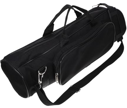 JOINPAYA Bolsa Porta Trompetas Portátil de Tela Oxford Negra Bolsillo Pequeño, Resistente al Agua y Adecuado para Viaje y Uso al Aire Libre