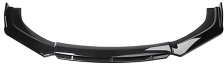 Labio Delantero para Mini para Cooper para R55 R56 para F55 F56 Kit De Carrocería De Alerón Delantero Difusor De Afinación Labio Delantero Universal Delantero Lip Spoiler(Black.)