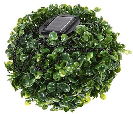 VICASKY Solar Flower Ball Light Leaf Rattan Led Outdoor Garden Decor Solar Garden Lanterns