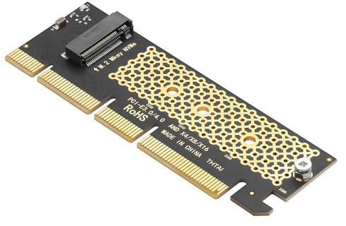 CERRXIAN M.2 NVMe zu PCIe 4.0 X16 Adapter,M.2 SSD NVME Festplatten Konvertierungskarte für 2230/2242/2260/2280 M.2 NVMe SSD