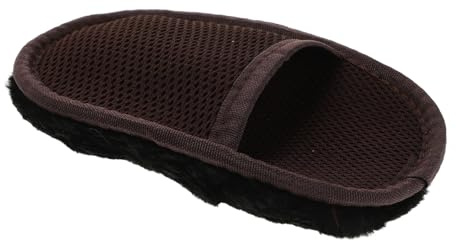 Alipis Lederpflege Reinigungstuch Reinigungsset für Wildlederschuhe Sattelseifenbürste Wachspad- Autowachspads -Pads Wildleder Radiergummi Lammplüschimitat Dunkelbraun