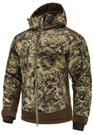 Full mundur Chaqueta de caza, chaqueta de invierno para hombre, resistente al viento, impermeable.
