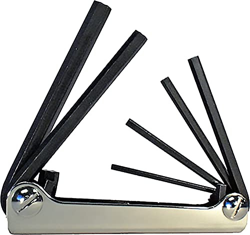 Eklind Rek20511 Imperial - Juego de 5 llaves allen plegables