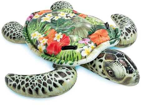 Intex Realistic Print Sea Turtle Inflatable, 75 X 67, for Ages 3+