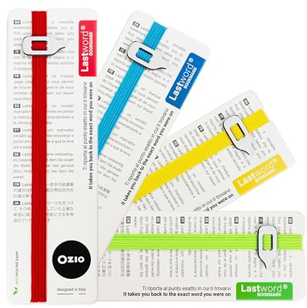 Marque-Page Particulier, Marque-Page Élastique pour Homme et Femme, Idée Cadeau pour les Lecteurs, Remise des Diplômes, Anniversaire, Cadeaux les Enseignants, Cadeaux Design - 4 Lastword