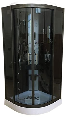 BOX DOCCIA IDROMASSAGGIO CABINA DOCCIA full optional RADIO Toronto 90 x 90 arredobagno