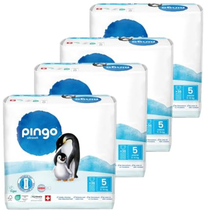 Pack Pañales T5 (11-16 kg) Pingo 144 Uds