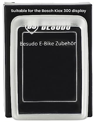 Besudo Schutzhülle passend für Bosch Kiox 300 Display -1er Pack | Displayschutz für E-Bike Display Kiox 300 vor Kratzern und Stößen - Transparent Schutz Cover Fahrradcomputer Hülle