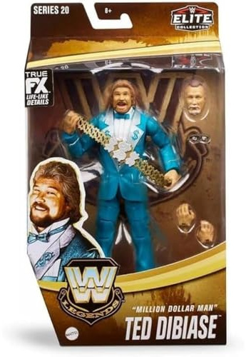 WWE Elite Collection Million Dollar Man Ted DiBiase Wrestling Actionfigur Legends Mattel Serie 20