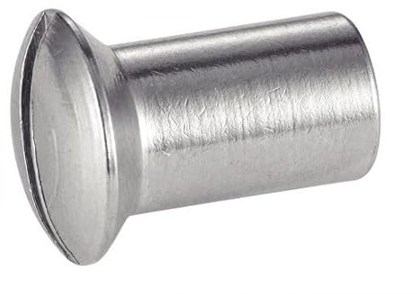 ACTON Ecrou relieur fraisé bombé fendu - Inox A2 M5 - Boîte de 100 - Vis, pointes, boulons