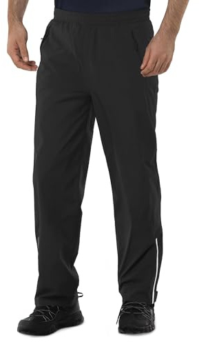 33,000ft Men's Rain Pants Waterproof Lightweight Outdoor Rain Over Pants