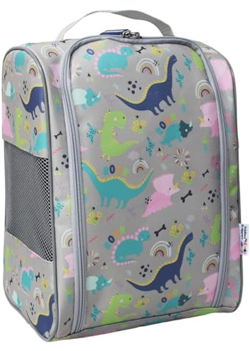 Tiddler Boot Bag | Kids Multi-Purpose Bag | Wellington Welly Boots Storage Bag for Both Children & Adults! Perfect for Muddy Wellies, Football Boots, Shoes & More (Dinky Dinos)
