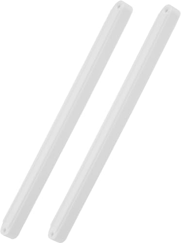 UKCOCO 2er-set Schubladenschienen Aus Kunststoff 235 Mm Schubladenführungen Kleiderschrankschienen Ersatzschienen