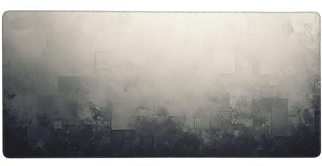 Gaming Mauspad, Grau Mousepad XXL 600x400x3mm Mousepad Gaming Abstrakt, Schreibtischunterlage Mit Kantenschutz, Wasserabweisend Maus Pad Gaming Zubehör Verbessert Präzision und Geschwindigkei-z415