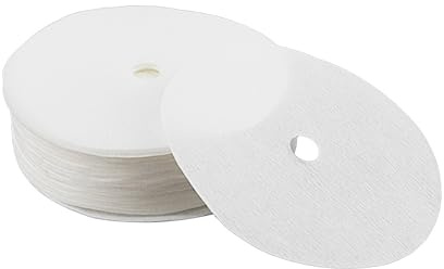 CLISPEED 100 pièces Filtre à Café Rond Papier pour Goutteur Outils de Café et Résistants Chaleur