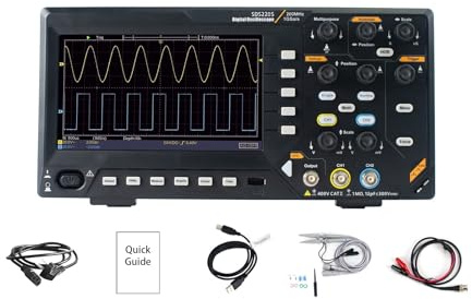 Digital Oscilloscope SDS200 2-channels 100Mhz 150Mhz 200Mhz 1GS/s FFT+ 25MHz 14Bit Signal Generator SDS210S SDS215S SDS220S(SDS220S,AU)