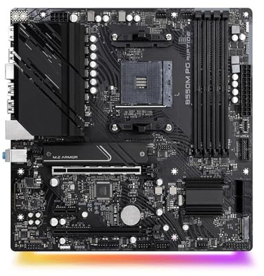 motherboard Fit For ASRock B550M PG RIPTIDE Supporto AMD B550 R7 5800X3D 5700X3D R5 5600X3D MATX5900X 3600X 5600G CPU 4xDDR4 M.2 PCIe 4.0