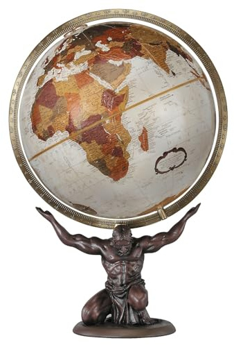 Replogle Globes Atlas Globe, 12-Inch, Bronze Metallic
