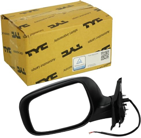 TYC Außenspiegel 336-0056 links, Betriebsart: elektrisch, konvex | Kompatibel mit: TOYOTA YARIS