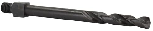Cobalt Stubby Threaded Shank Drill Bit Size: 1/4