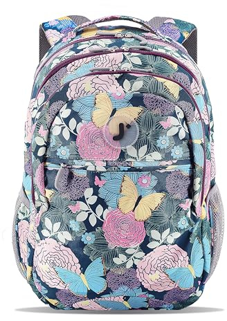 J World New York Campus Cornelia Zaino Casual, 48 cm, 30,5 litri, Secret Garden